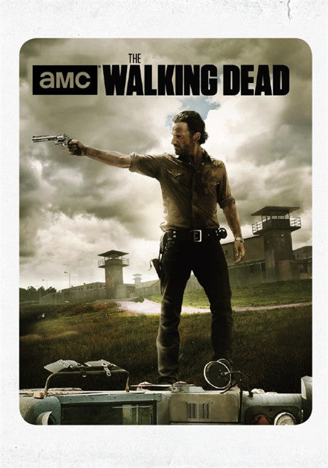 WALKING DEAD RICK W/ GUN FLEECE BLANKET