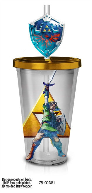 Carnival Cups with molded straw attachment