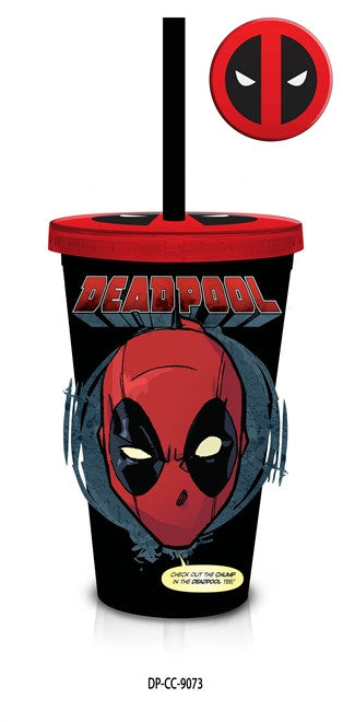 Deadpool printed lid carnival cup