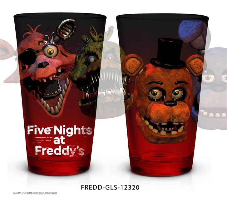 5 NIGHTS AT FREDDY`S Pint glass