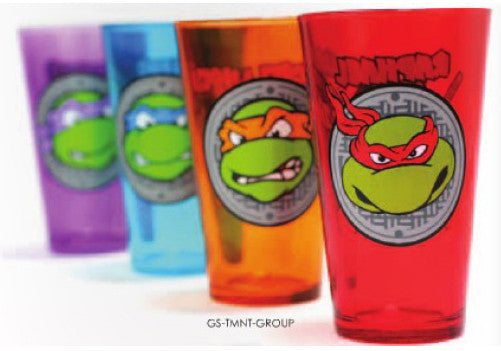 TMNT COLORED CHARACTER 4-PACK PINTS