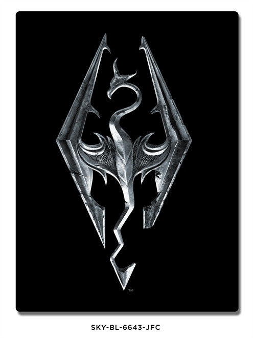 Skyrim Fleece Blanket -emblem Dragon