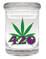 POT LEAF 420 STASH JAR