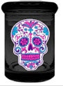 Black & Pink Candy Skull 6 oz Stash Jar