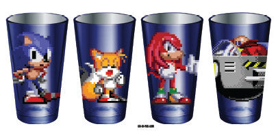 Sonic Pixel 4 pack pint set